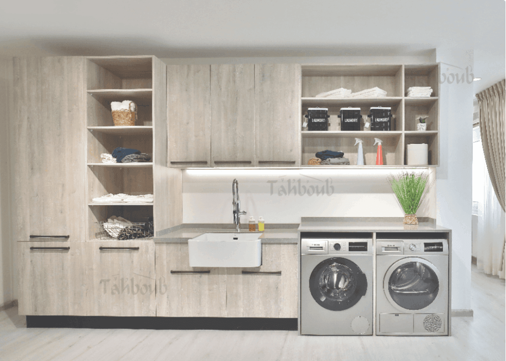 Practical Wooden Laundry Rooms